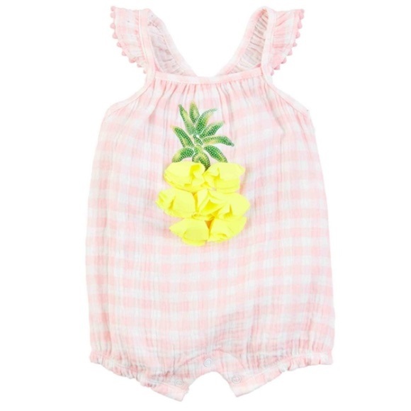 Pineapple Baby Romper - Picture 1 of 7